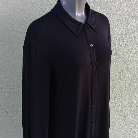 CAMI INTERNATIONAL LADIES BLACK (11) BUTTON FT CLOSURE LUXURY DRESS (TAIWAN) - Picture 15 of 17